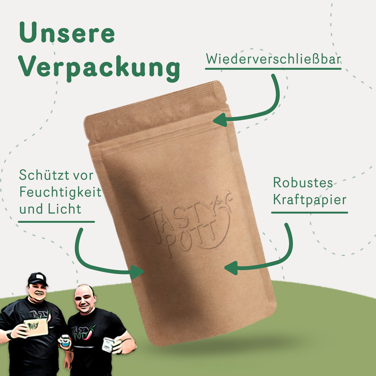 Tasty Pott Bio Datteln getrocknet & gehackt - im Beutel