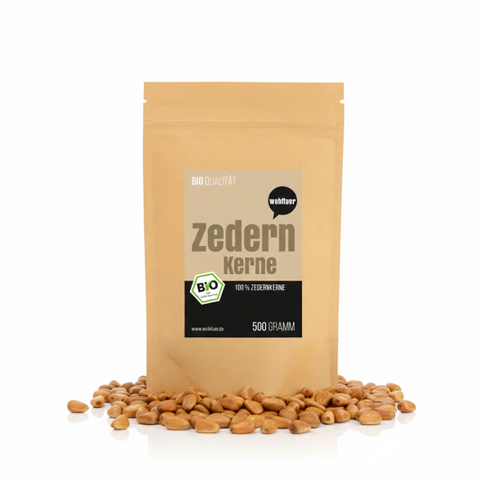 Wohltuer Bio Zedernkerne aus Wildsammlung - 500g Beutel